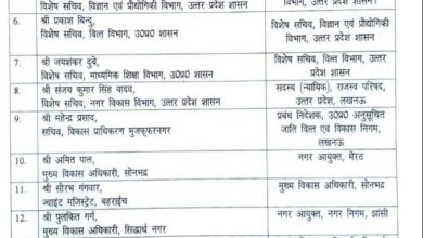 Photo of UP IAS Transfer List: यूपी में 17 IAS अफसरों का ट्रांसफर, देखें लिस्ट