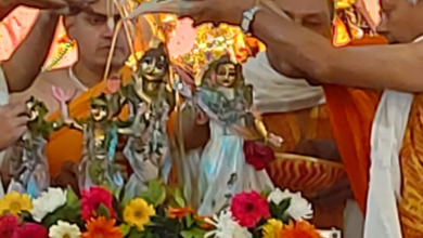 Photo of इस्कॉन मन्दिर में धूमधाम से मनाया गया ब्रह्मोत्सव, जानिए इस्कॉन का अर्थ क्या है?