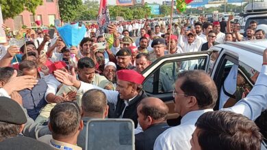 Photo of नोएडा पहुँचे समाजवादी पार्टी के अध्यक्ष अखिलेश यादव, मूर्ति का करेंगे अनावरण