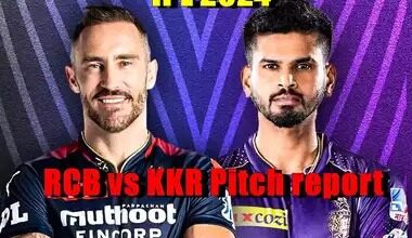 Photo of RCB vs KKR: रॉयल चैलेंजर्स बेंगलुरु और कोलकाता नाइटराइडर्स के बीच कल होगा मैच, जाने पिच रिपोर्ट