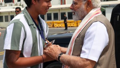 Photo of बिहार के लाल वैभव सूर्यवंशी से पीएम मोदी की मुलाकात, IPL में रिकॉर्डतोड़ शतक से बने स्टार