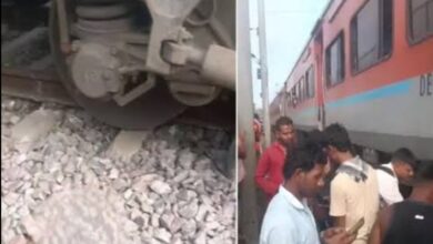 Photo of कानपुर के पास बड़ा रेल हादसा टला, भाऊपुर में जनसाधारण एक्सप्रेस के दो डिब्बे पटरी से उतरे