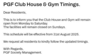 Photo of बिल्डर की तानाशाही : पैरागोल्फ़  फॉरेस्ट सोसायटी में क्लब हाउस व जिम बंद करने के बिल्डर के फरमान का निवासियों ने किया कड़ा विरोध