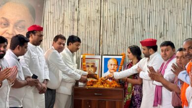 Photo of सपा नोएडा महानगर ने धूमधाम से मनाई सरदार पटेल और आचार्य नरेंद्र देव की जयंती