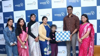 Photo of अंतरराष्ट्रीय बाल कैंसर दिवस पर यथार्थ हॉस्पिटल में कैंसर से जंग जीत चुके बच्चों के साथ मना जिंदगी का जश्न