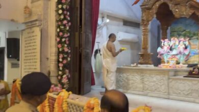 Photo of Noida: मंदिरों में श्रीकृष्ण जन्माष्टमी की धूम, 500 से ज्यादा व्यंजनों का लगाया भोग, 12 प्रकार के केक
